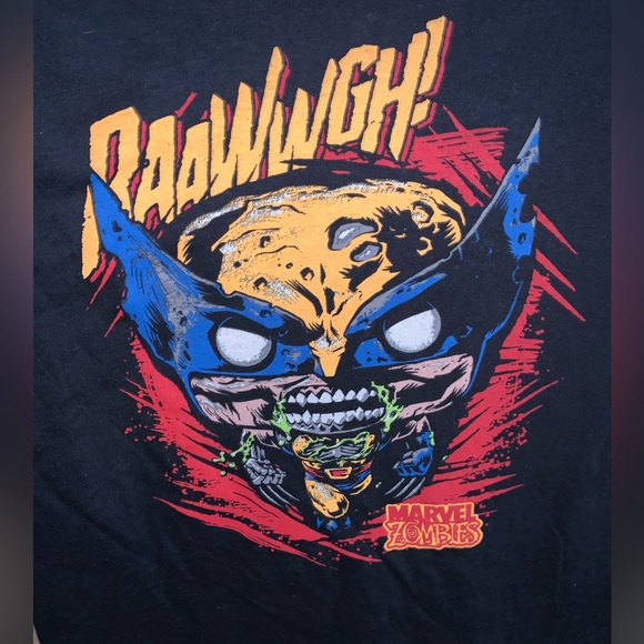 New Shirt & Funko Pocket Pop Set Funko Marvel Zombie Wolverine Unisex Adult SM - Picture 2 of 5